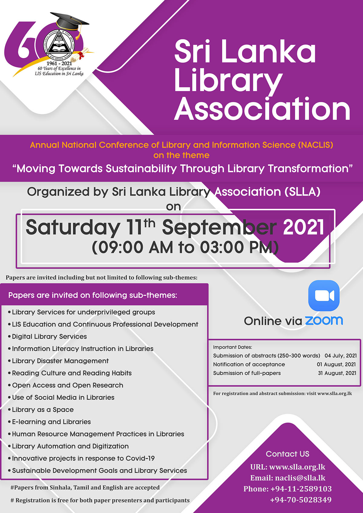 SLLA flyer